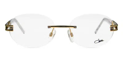 Cazal 7118 003 Men's Glasses Gold Size 56 - Free Lenses - Blue Light Block Available
