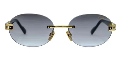 Cazal 7118/3 001 Men's Sunglasses Gold Size 56