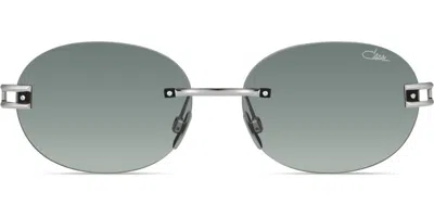 Cazal 7118/3 002 Men's Sunglasses  Size 56 In Silver