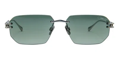 Cazal 7121/3 003 Men's Sunglasses Silver Size 57