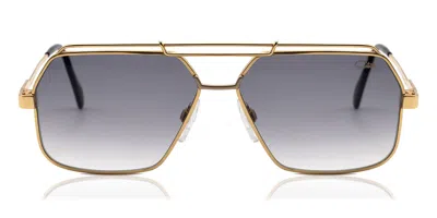 Cazal 734/3 097 Men's Sunglasses Gold Size 59 In Blue