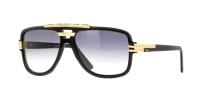Pre-owned Cazal 8037 Black Gold/grey Shaded (001) Sunglasses