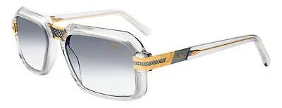 Pre-owned Cazal 8039-003 Crystal - Bicolour In Gray