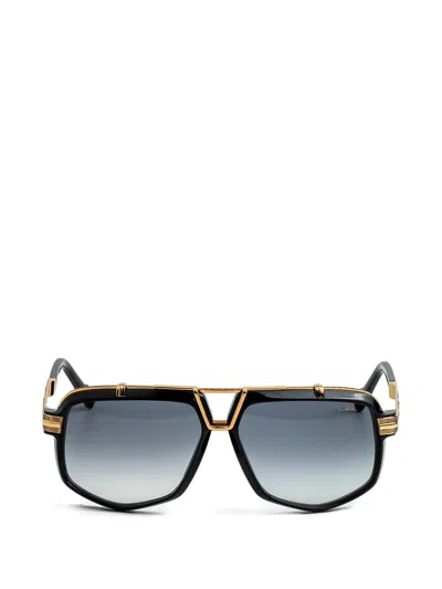 Cazal 8049 Geometric-frame Sunglasses In Black