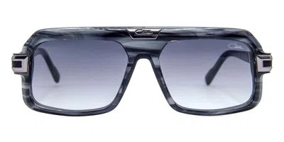 Cazal 8051 003 Men's Sunglasses Black Size 57 In Blue