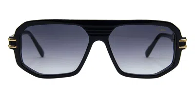 Cazal 8052 001 Men's Sunglasses Black Size 60 In Blue