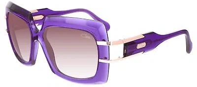 Pre-owned Cazal Sunglasses 8508-001 Violet Gold Frame Violet Gradient Lens