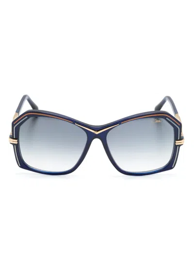 Cazal 8510 Square-frame Sunglasses In Blau