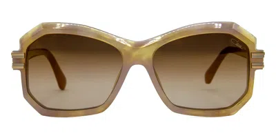 Cazal 8521 004 Women's Sunglasses Brown Size 58
