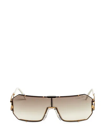 Cazal 904 Geometric-frame Sunglasses In Black
