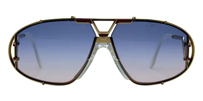 Cazal 907 359 Women's Sunglasses Gold Size 64 In Multi