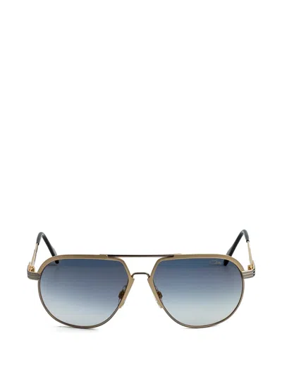 Cazal 9083 Pilot-frame Sunglasses In Gold