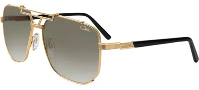 Pre-owned Cazal 9090 Gold/green Shaded (003) Sunglasses