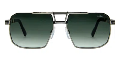 Cazal 9112 002 Men's Sunglasses Silver Size 59 In Multi