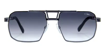 Cazal 9112 003 Men's Sunglasses Gunmetal Size 59 In Blue