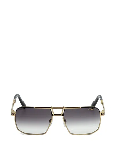 Cazal 9112 Square-frame Sunglasses In Gold