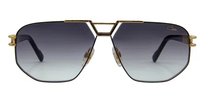 Cazal 9114 001 Men's Sunglasses Gold Size 62 In Multi
