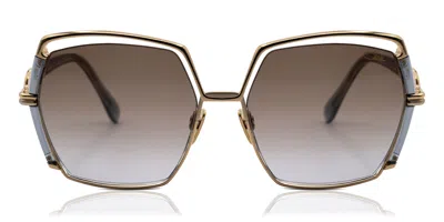 Cazal 9502 002 Men's Sunglasses Gold Size 58