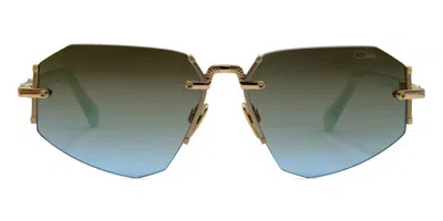 Cazal 9509 002 Women's Sunglasses Gold Size 57 In Multi