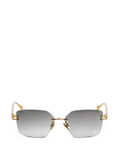 Cazal 9511 Rimless Sunglasses In Gold