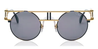 Cazal 958 302 Men's Sunglasses Black Size 46