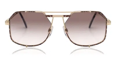 Cazal 959 398 Men's Sunglasses Gold Size 59 In Brown