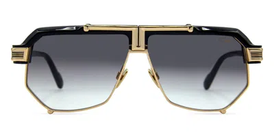 Cazal 995 001 Men's Sunglasses Gold Size 63 In Blue