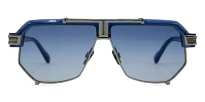 Cazal 995 003 Men's Sunglasses Blue Size 63