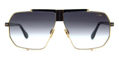 Cazal 996 001 Men's Sunglasses Gold Size 64 In Blue