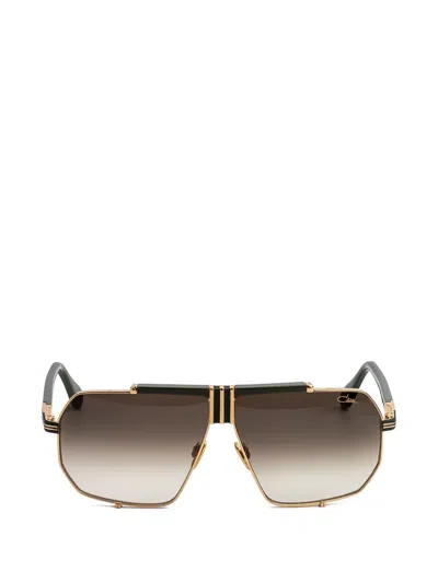 Cazal 996 Geometric-frame Sunglasses In Gold