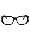 Cazal Black Acetate Glasses In Black