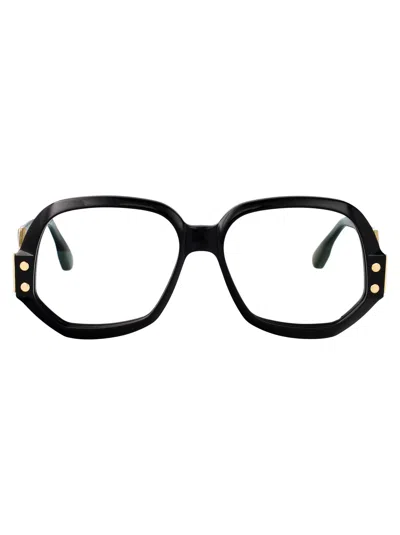 CAZAL CAZAL BLACK ACETATE GLASSES