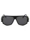 Cazal Black Matte Acetate Sunglasses In Black
