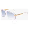 Cazal Blue Gradient Ar Coated Navigator Unisex Sunglasses  8050 002 60