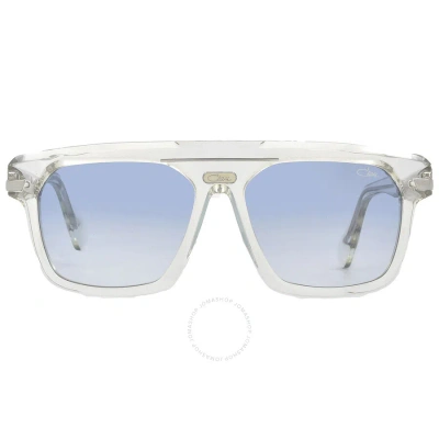 Cazal Blue Gradient Navigator Unisex Sunglasses  8040 002 59 In Blue / Silver