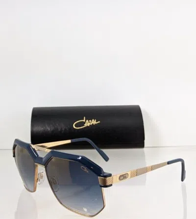 Pre-owned Cazal Brand Authentic  Sunglasses Mod. 9092 Col. 003 Gold Plated 62mm 9092 In Blue