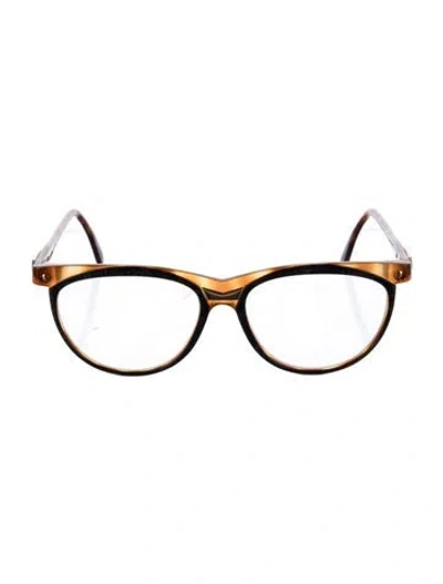 Pre-owned Cazal Cat-eye Eyeglasses In Neutral