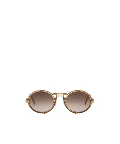 Cazal Frame Sunglasses In Brown