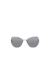 Cazal Frameless Cat-eye Sunglasses In Gray