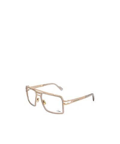 Cazal Full Frame Plain Mirror In Brown
