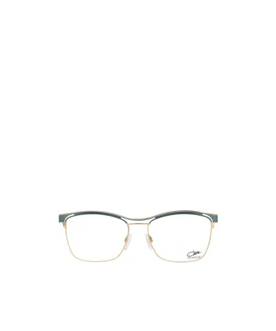 Cazal Full Frame Plain Mirror In Gold