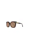 Cazal Full Frame Sunglasses In Brown