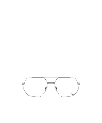 Cazal Full-rimmed Plano Lenses In Metallic