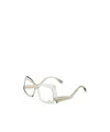 Cazal Geometric Flat Mirror In White