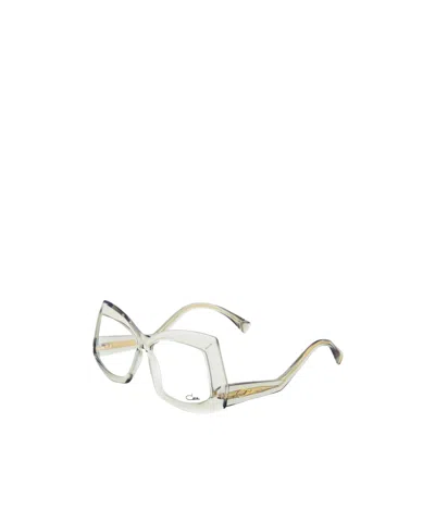 Cazal Geometric Flat Mirror In White