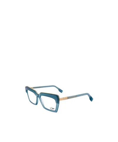 Cazal Geometric Flat Mirror In Blue