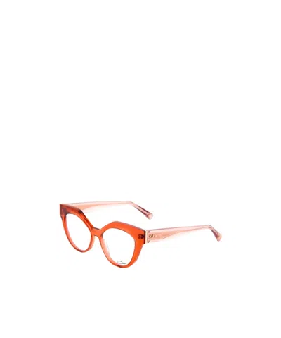 Cazal Geometric Flat Mirror In Orange