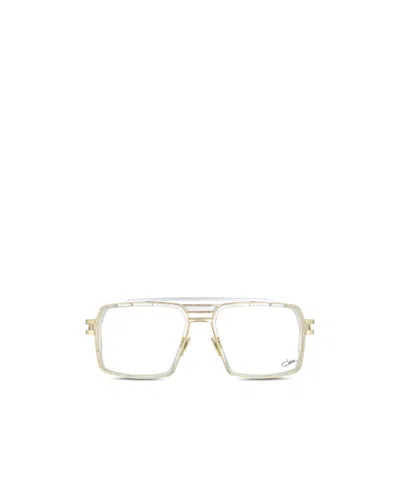 Cazal Geometric Flat Mirror In White