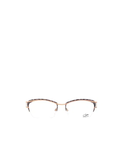 Cazal Geometric Flat Mirror In Gold