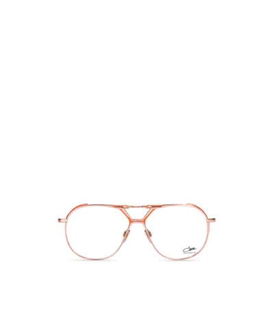 Cazal Geometric Flat Mirror In Orange